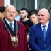 Служебният министър на образованието и науката проф. Галин Цоков и ректорът на висшето училище проф. д-р инж. Иван Кралов